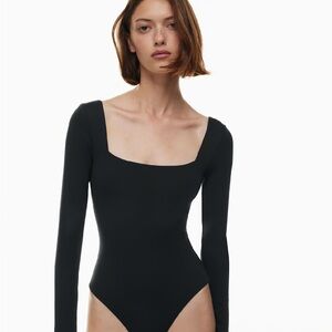 Aritzia Dark Gray Bodysuit